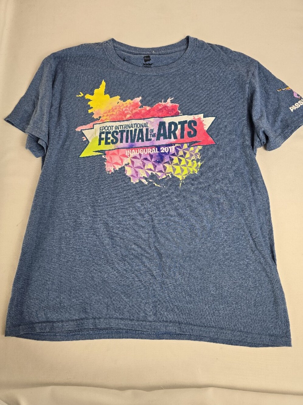 Disney Parks Festival Of The Arts Inaugural 2017 Passholder Exclusive Tshirt M